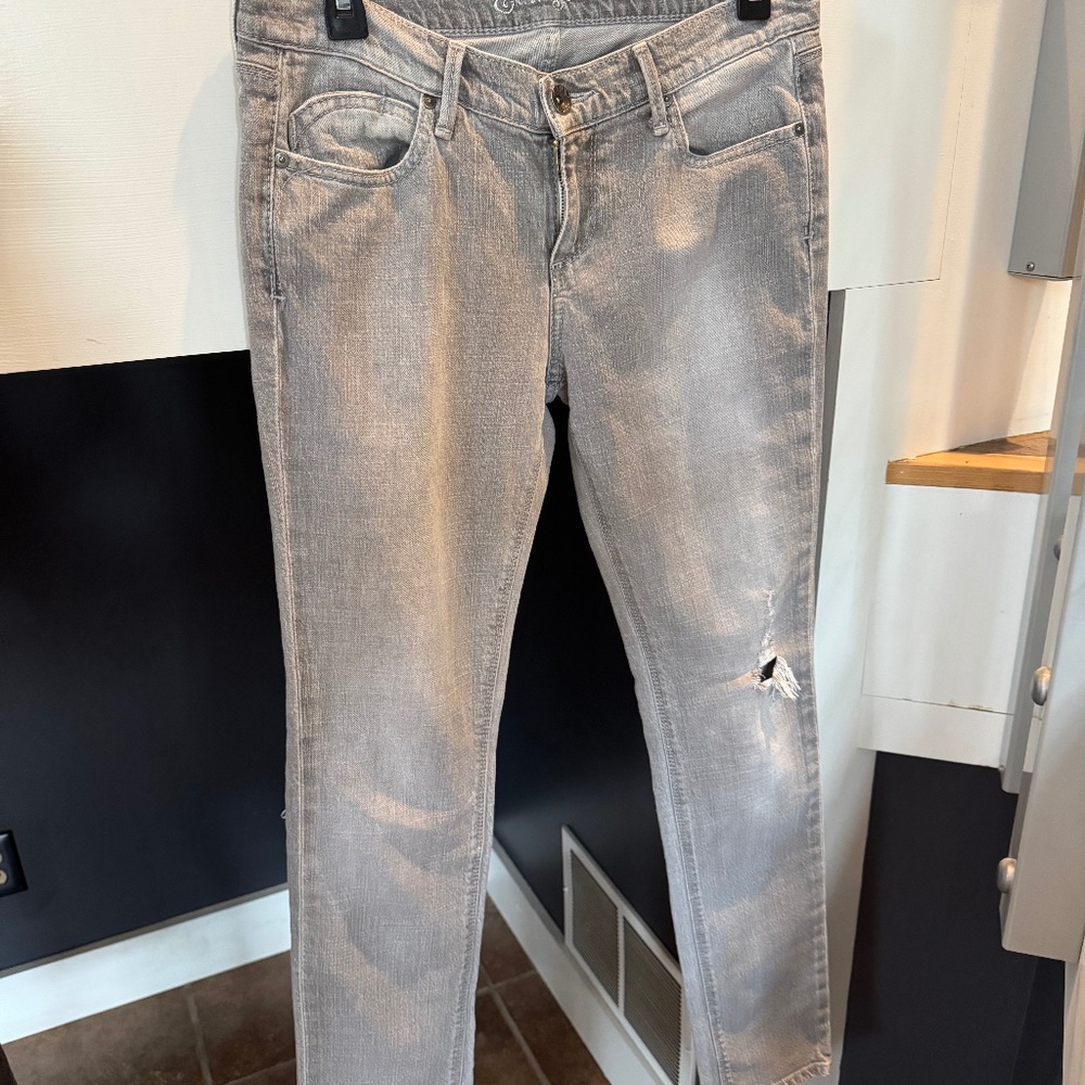 Earl Jean Gray Out Wash Straight Leg